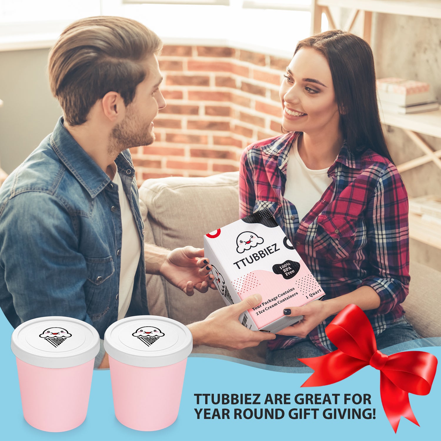 TTUBBIEZ  Reusable Ice Cream Containers